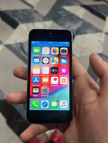 Apple iPhone: IPhone 5s, Б/у, 16 ГБ, Space Gray, Чехол, 100 % — 3