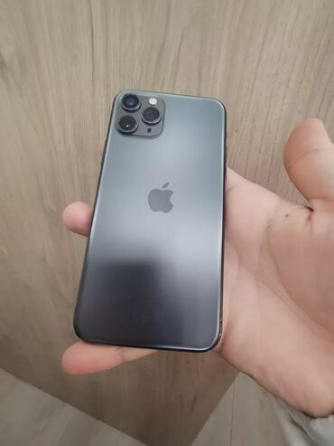 IPhone 11 Pro, 64 GB, Gümüşü, Zəmanət, Barmaq izi, Simsiz şarj