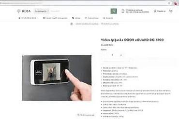 Video interfoni: Digitalna video-špijunka za vrata Eumig (model JY8026) - Ekran: TFT — 13