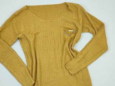 spódniczka w kratkę żółta: Sweter, S, stan - Bardzo dobry