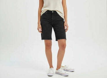 kurtki skorzane spodenki: H&M, Shorts for women, size XL