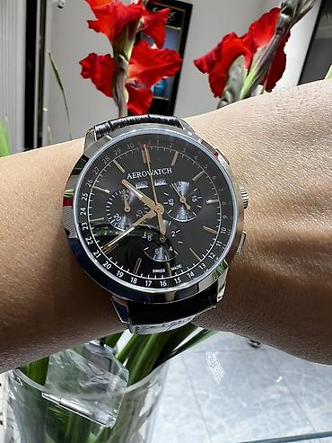 час: Классические часы часы, Aerowatch, Швейцария, Водонепроницаемые, Унисекс, Новый — 1