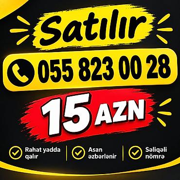 Rəqəm: 055 823 00 28 Xüsusiyyətlər: - Rahat yadda qalır - Asan lalafo.az -da Rəqəm: 055 823 00 28 Xüsusiyyətlər: - Rahat yadda qalır - Asan