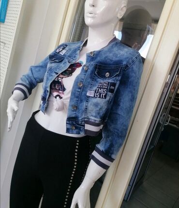 Ostale jakne, kaputi, prsluci: Predivna teksas jakna
Vel S
Kao nova
Uvoz Turska — 5