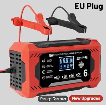 Motosiklet hissələri: Corebox 12V intellektual impuls təmiri cihazı. Avtomobil, akkumulyator