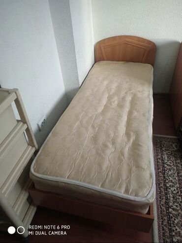 купить кровать односпальную с матрасом: Односпальная Кровать, Б/у