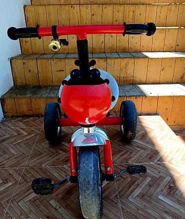 3 tekerli velosibet: Uşaq üçtəkərli velosipedi – Sport modeli - Rəng: qırmızı-gümüş - — 2