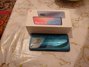 колдонулган телефондор: Redmi, Redmi Note 9S, Б/у, 128 ГБ, цвет - Зеленый, 2 SIM