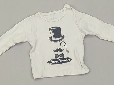 biała koszulka dziecięca: Bluzka, 3-6 m, stan - Dobry