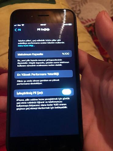 Apple iPhone: IPhone 7, 128 GB, Qara, Barmaq izi — 6