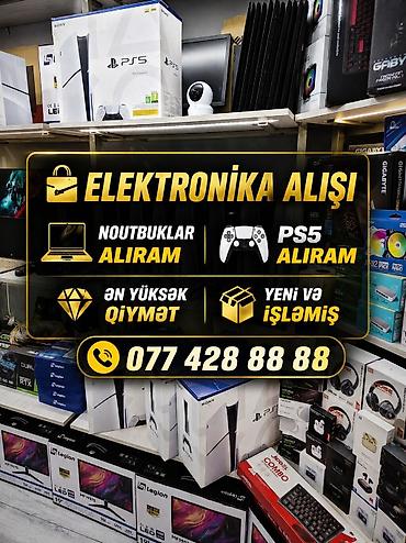 Ноутбуки и аксессуары: Yuksek qiymete noutbuk ve ps5 alisi teklif edin yeni ve islemis — 1