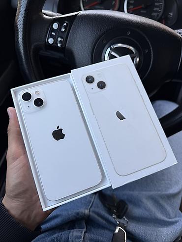 IPhone 13, Б/у, 128 ГБ, Белый, Коробка, 87 % at lalafo.kg IPhone 13, Б/у, 128 ГБ, Белый, Коробка, 87 %