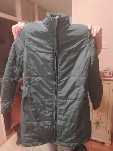 ženske zimske jakne: L (EU 40), Jednobojni, Vata