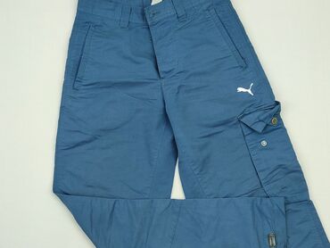 t shirty błękitny: Spodnie Cargo Damskie, Puma, S, stan - Dobry
