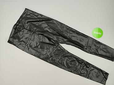18590a h: H&M, Legginsy Ze skóry ekologicznej damskie, rozmiar M — 2