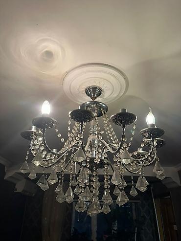 vaxt ölçən: Çılçıraq, 5 lampa, Metal — 1