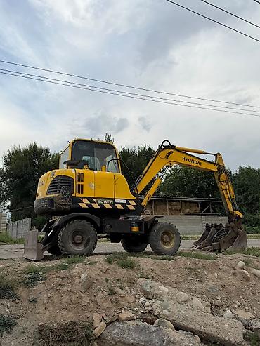 реечный домкрат: Экскаватор, Hyundai, 2008 г., Колесный — 5