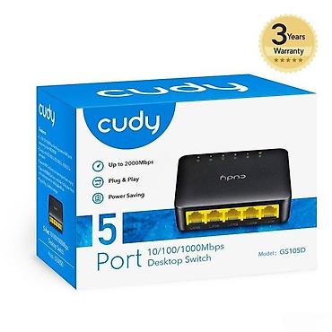 notebook modem: Kommutator "Cudy GS105D 5-Port Gigabit Desktop Switch"Kommutator Cudy — 3