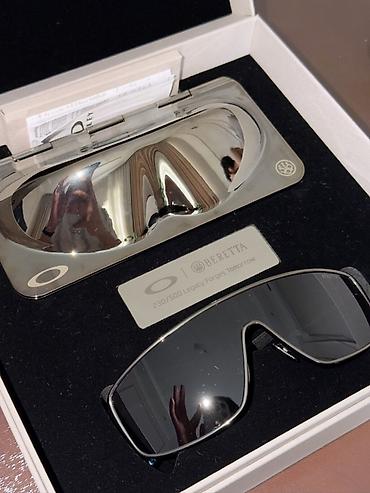 чехол на ружье: Солнцезащитные очки очки, Oakley, Унисекс, Нестандартные, Оправа из нержавеющей стали, Новый — 2