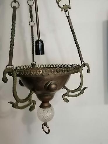 İşıqlandırma: Çılçıraq, 1 lampa, Metal — 1