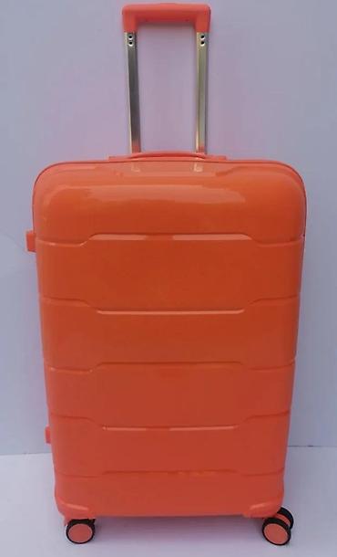Putni koferi i torbe: Tvrdi kofer na točkiće – narandžaste boje - Materijal: čvrsta ABS/PC — 8