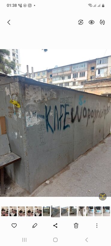 Kirayə qaraj: Bayır demirle içerisi ise kerpicle hörulub .Abyekt kimi -da lalafo.az — 7 Kirayə qaraj: Bayır demirle içerisi ise kerpicle hörulub .Abyekt kimi — 7