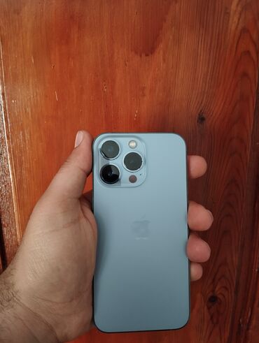 kamerasız telefonlar: IPhone 13 Pro, 128 GB, Sierra Blue, Face ID, Simsiz şarj