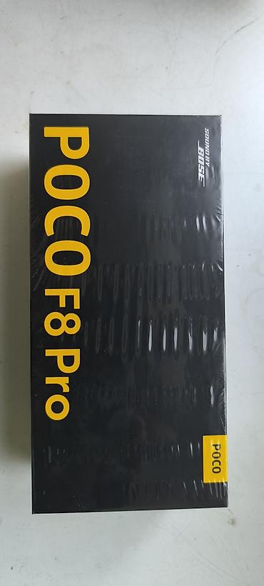 Уюлдук телефондор жана аксессуарлар: Poco F8 Pro, Жаңы, 512 ГБ, түсү - Кара, 2 SIM, eSIM — 1
