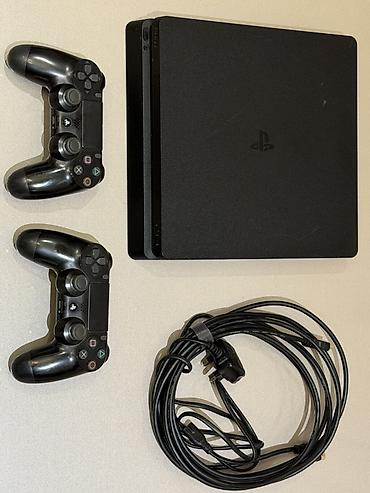 sony tx30: Əla vəziyyətdə PlayStation 4 Slim (1 TB) + 2 Orijinal Pult Ev — 1
