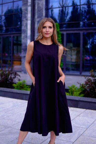 швея аламидин 1: Платье чёрное х/б с карманом есть расцветки 
размер стандарт 42-48