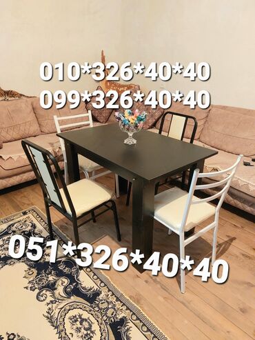 Masa və oturacaq dəstləri: Masa ve oturacaq destleri stol stul Stol stul stul stol oturacaq — 5