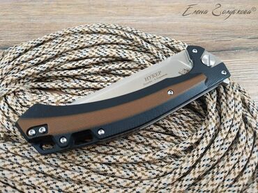 Охотничьи ножи: Складной нож Нукер от НОКС, сталь D2, рукоять из G10 Туристические — 7