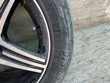 шины бу 16: Литые Диски R 16 AMG, Комплект, отверстий - 5, Б/у — 1