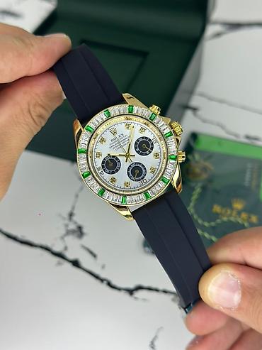 Наручные часы: Rolex Daytona tərzində kişi qol saatı - Korpus: parlaq polad — 7