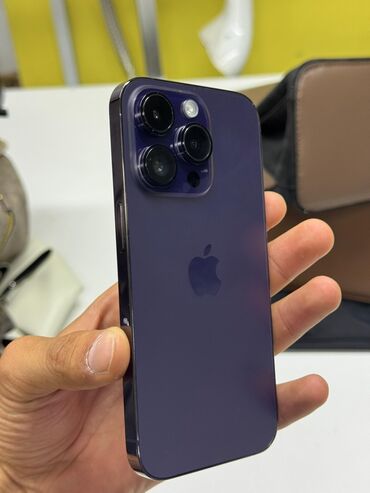 jbl наушники для смартфона: IPhone 14 Pro, Жаңы, 256 ГБ, Deep Purple, Кабель, Куту, 100 %