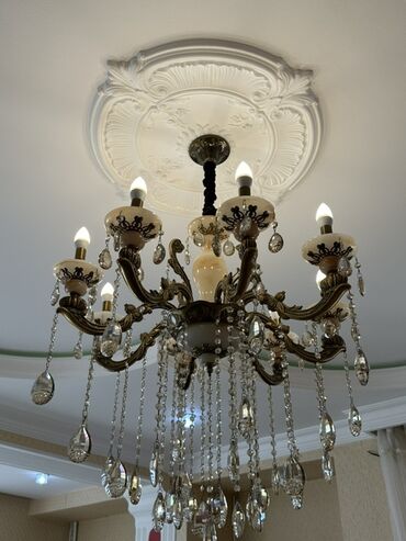 list: Çılçıraq, 8 lampa, Xrustal