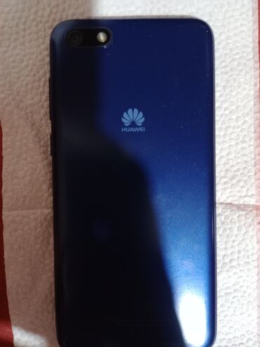 Huawei: Huawei Y5, 16 ГБ, цвет - Синий, Сенсорный, Две SIM карты