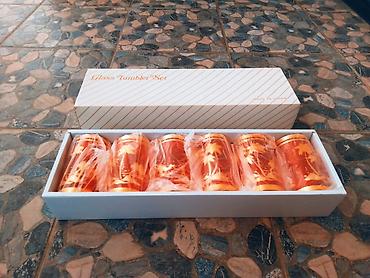 paketlər: Glass Tumbler Set - Made in Japan 🇯🇵 Badələr yapon istehsalıdır 6 — 6