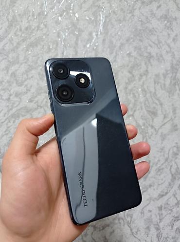 10c: Tecno Spark, 128 GB, rəng - Göy, Barmaq izi — 1