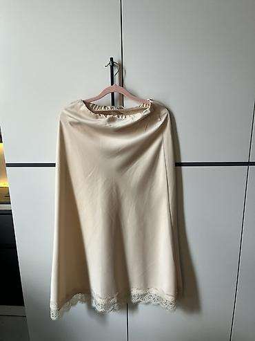 lining s: Юбка, Модель юбки: Трапеция, Миди, Атлас, По талии — 1