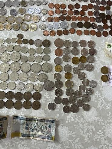 Монеты: Kolleksiya: müxtəlif ölkələrin köhnə pulları və sikkələri Təsvir: - — 2