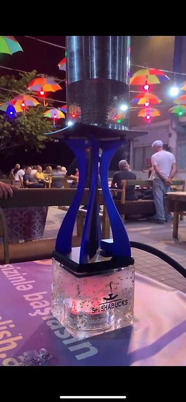 Məhsul: Shishabucks stolüstü nərgilə aparatıdır. Üstündə fox çaşka