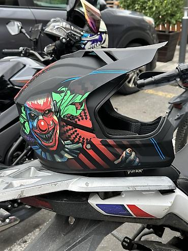 redüktör motor: Motokros/Dirt Bike tam üz örtüklü dəbilqə – L03 “Yüz Dəyişdirmə Triki” — 1