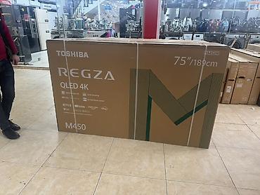 tv 75: Toshiba REGZA M450 – 75" (189 sm) QLED 4K Smart TV Əsas — 1