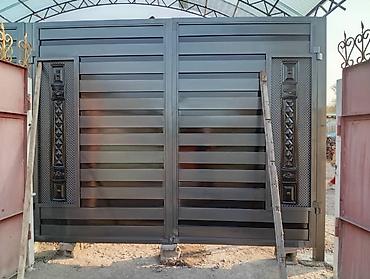 Распашные ворота: 🚪 Сапаттуу жана кооз темир вороталар! 📏 Каалаган өлчөмдө жасап at lalafo.kg — 17 Распашные ворота: 🚪 Сапаттуу жана кооз темир вороталар! 📏 Каалаган өлчөмдө жасап — 17