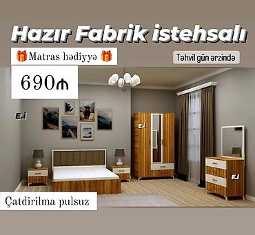 divan taxt: Yataq otağı mebel dəsti – Hazır fabrik istehsalı Dəst tərkibi: - — 1