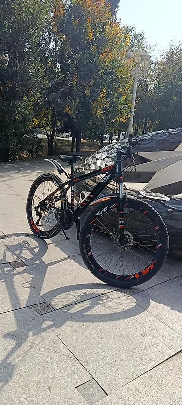 dağ velosiped: NXT markalı dağ/şəhər tipli velosiped. Qara rəngli korpus narıncı və — 6