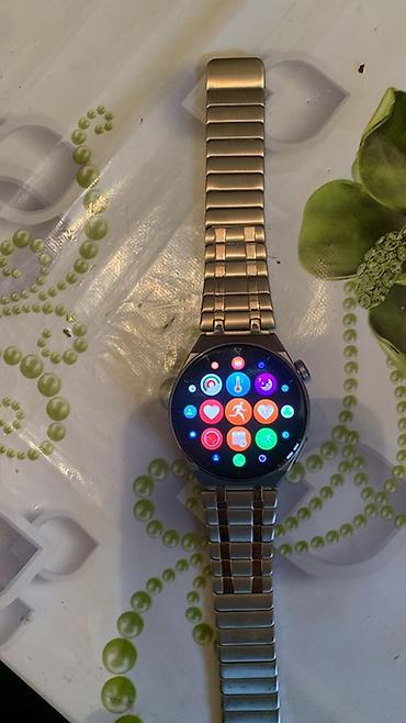 smart wacth: Ağıllı saat – metal qolbaqlı, dairəvi sensor ekranlı model — 1