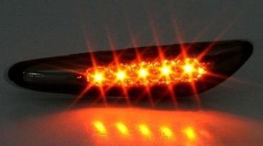 KRISTALNI CRNI LED BOCNI MIGAVCI BMW E46 E60 X3 E83 | Kristalni crni