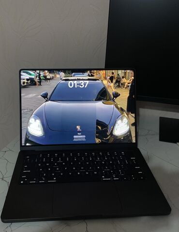 купить бэушный ноутбук: Ноутбук, Apple, 24 ram gb ГБ ОЭТ, Apple M4 Pro, 14.1 ", Колдонулган, Жумуш, окуу үчүн, эс тутум SSD